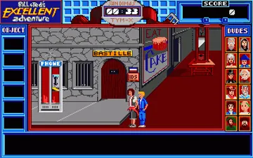 Bill & Ted's Excellent Adventure screen shot game playing